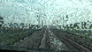 Rotterdam Antwerpen 300 km h, Thalys cab ride   cabinerit 2 14 2014 6 27 58 PM