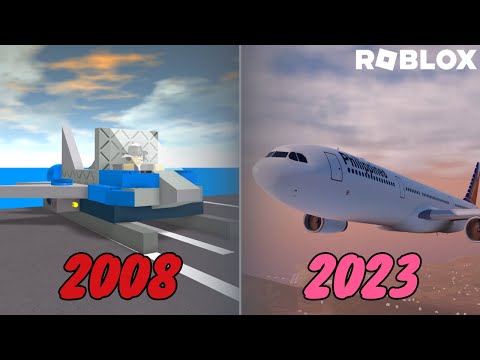 Evolution of Roblox Flight Simulators (2006-2023)