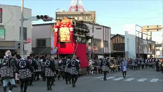 第九回はんだ山車まつり　2日目　平和通りからの帰路（上半田・協和）　令和5年10月29日