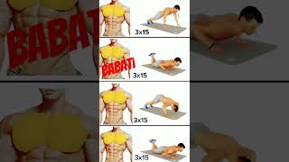 Chest Muscles at Home with easy Workout #shorts #chests #abs #muscles #workout