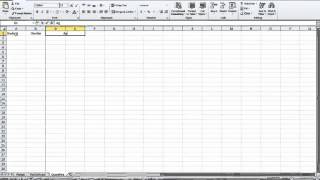 Setting up your Excel spreadsheet for grading purposes