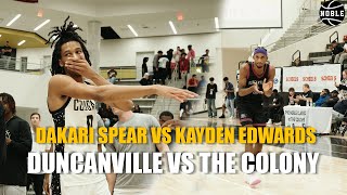 DaKari Spear & Kayden Edwards Both Dropped 40pts 😳!!! | Duncanville vs The Colony #trending