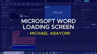 Microsoft Word Loading Screen // Michael Abayomi