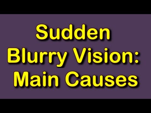 Sudden Blurry Vision: Main Causes - YouTube