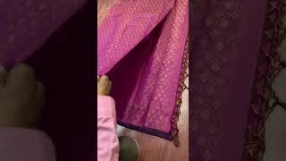 *Purple* Copper Bridal Zari Saree💰📲️️8056171145🙏#shorts