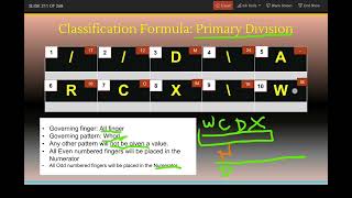 (L11)- Fingerprint Classification Formula