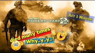 Call Of Duty Modern Warfare 2 (Act 1 Mission) Gameplay - Game Storyline