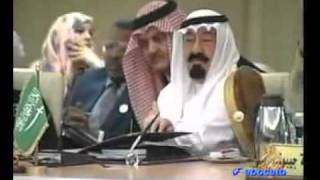 الملك عبد الله يرد على  القذافي