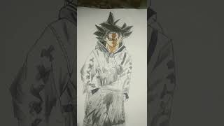 How to draw drip Goku ultra instant