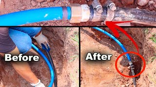 PEX Pipe From Meter To House