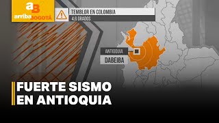 Temblor de 4.6 sacudió el occidente de Colombia | CityTv