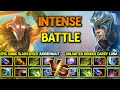 INTENSE LATE GAME BATTLE | EPIC SONIC SLASH GOD JUGGERNAUT VS. UNLIMITED BOUNCE CARRY LUNA DOTA 2