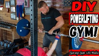 DIY Powerlifting Gym || Garage Gym Life Media