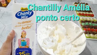 Chantilly Amélia  Ponto certo 📢Atenção 😱   (Não derrete)  perfeito Para iniciantes