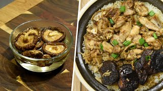 MASAK AYAM DENGAN CENDAWAN SHIITAKE, SEDAP SANGAT!