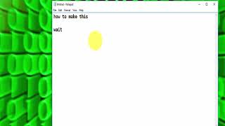 HOW TO MAKE AWESOME Windows BATCH FILES Glitch Matrix