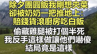 除夕團圓飯我剛想夾菜 #故事 #小说 #深夜淺讀 #幸福人生 #伦理故事 #人生感悟 #情感故事 #家庭 #婚姻一口氣看完 #小说推文 #有声小说