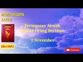 EDISI BARU | 2 November 2020 | Peringatan Arwah Semua Orang Beriman | Mazmur 143 | REF 185