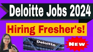 Deloitte Internship 2024 : Hiring for Freshers as Consulting Intern