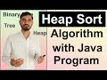 Heap Sort Algorithm With Java Program by Deepak (Hindi)