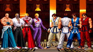 [KOF Mugen] Geese Howard Team vs Kim Kaphwan Team