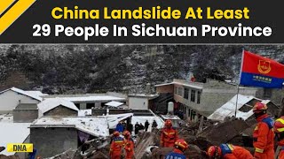 China Landslide: At Least 29 Missing After Landslide Buries Homes In Sichuan Province, 200 Relocated