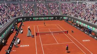 I. Świątek vs A. Kerber [Roma 24]| Round 4 | AO Tennis 2 Gameplay #aotennis2 #AO2