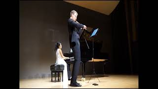 Prokoviev Violin Sonata No 1,  1st and 2nd Movement,  Dmytro Udovychenko (Vn)  Kasumi Yui (pf)