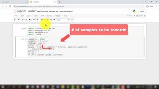 python record audio