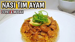 RESEP NASI TIM AYAM DARI NASI | MUDAH