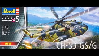 Revell 1/48 scale CH-53 GS/G kit unboxing review