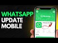 How to Update Whatsapp to the Latest Version | Tutorials Fusion