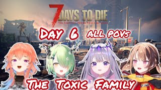 [ALL POV] HoloEN Girls VS The Hardest BLOOD MOON Horde Yet [HoloEN 7 Days To Die] [Day 6 Highlights]