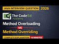 Method Overloading vs Method Overriding in Java | Java Interview Questions 2026