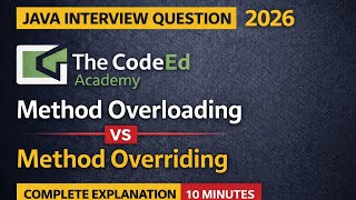 Method Overloading vs Method Overriding in Java | Java Interview Questions 2026