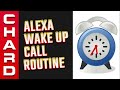 Wake Up Call By Alexa Routine