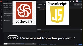 [ 8 kuy ] Parse nice int from char problem / CodeWars / JavaScript