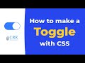 How To Make a Toggle Switch Using Only HTML / CSS