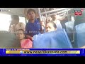 ladies kirik in bmtc bus ಬಿಎಂಟಿಸಿ ಬಸ್​​ನಲ್ಲಿ ಮಹಿಳಾಮಣಿಗಳ ವಾಕ್ಸಮರ n18v