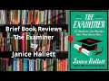 Brief Book Review - The Examiner by Janice Hallett