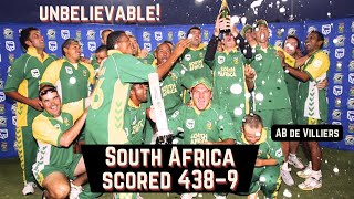 World Record 438 Match-South Africa vs Australia Highlights | AUS VS SA