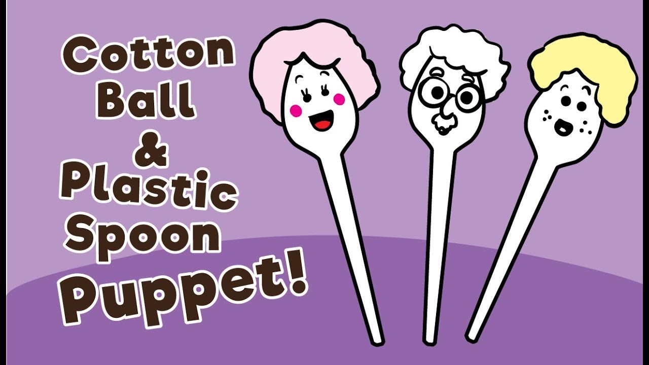 Plastic Spoon Puppets Diy Puppets For Kids Youtube