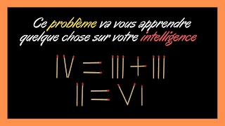 Saurez-vous résoudre ce problème de science cognitive ?