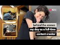 Behind the Scenes: Spend the day with a full-time content creator