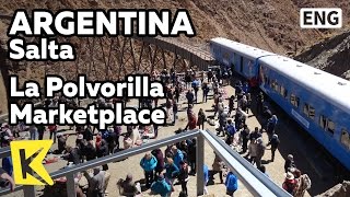 【K】Argentina Travel-Salta[아르헨티나 여행-살타]라 폴보리야 장터/La Polvorilla/Station/Lama/Souvenir/Marketplace