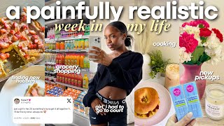 painfully realistic weekly vlog ♡ life in my 20s, new hobbies, grocery shopping, court dates + MORE!