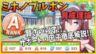 【ウマ娘】ミホノブルボンAランク育成理論を解説！！ツインターボと組み合わせていきなりA評価到達！！強いぞツインターボ\u0026ミホノブルボン！！