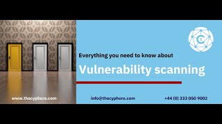 In 3 minutes - everything you need to know about vulnerability scanning