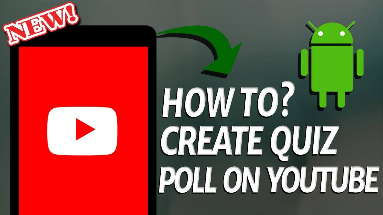 How To Make A Quiz Community Post On Youtube Android Phones Youtube