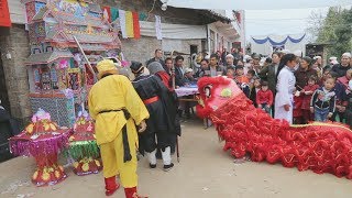 貴州農村辦白事，用獅子來潮喪，這種風俗大家見過嗎